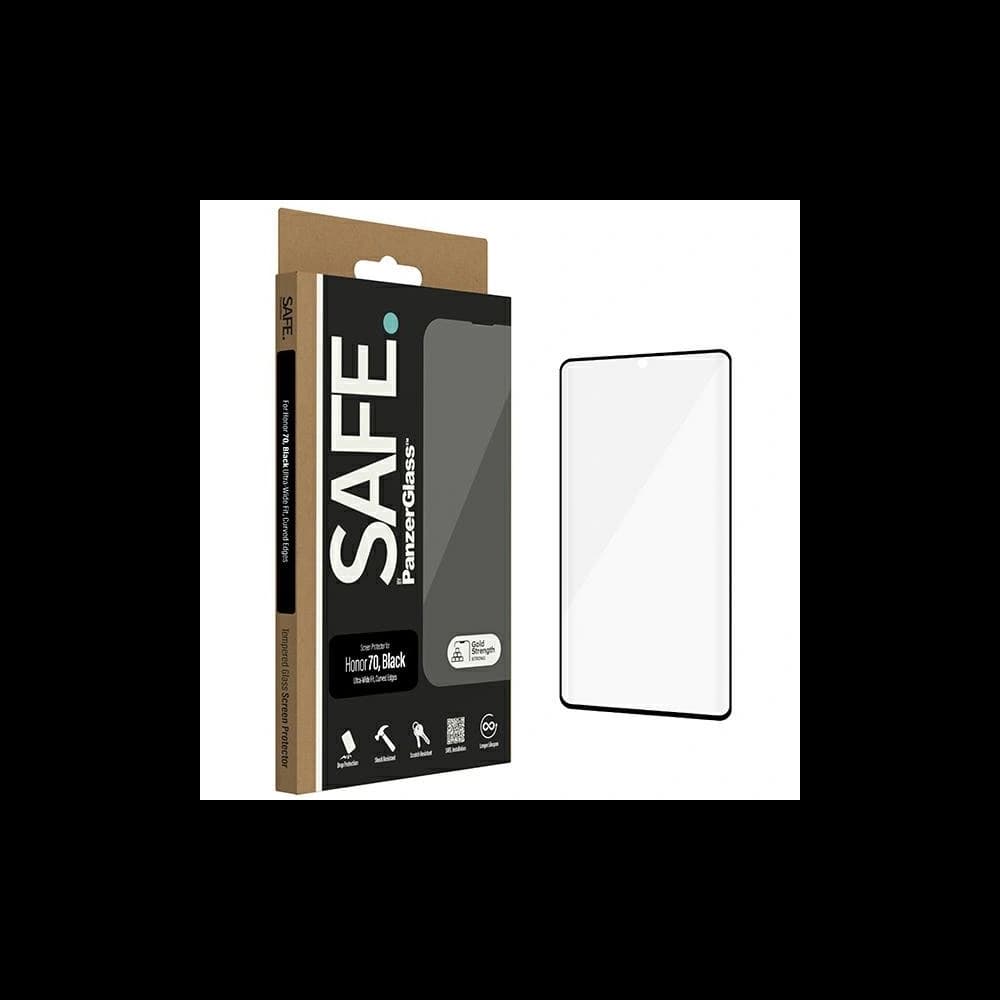 PanzerGlass SAFE by Honor 70 Protector de ecran Ultra-Wide Fit sticlă temperată negru - 1