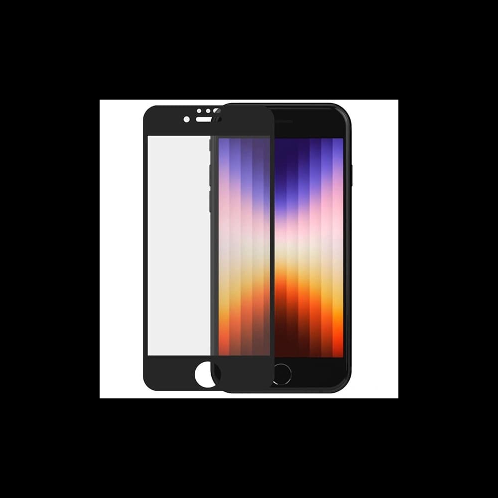 SAFE edzett üveg PanzerGlass Apple iPhone 7 / 8 / SE / SE 2022 kijelzővédő élről élre fekete - 2