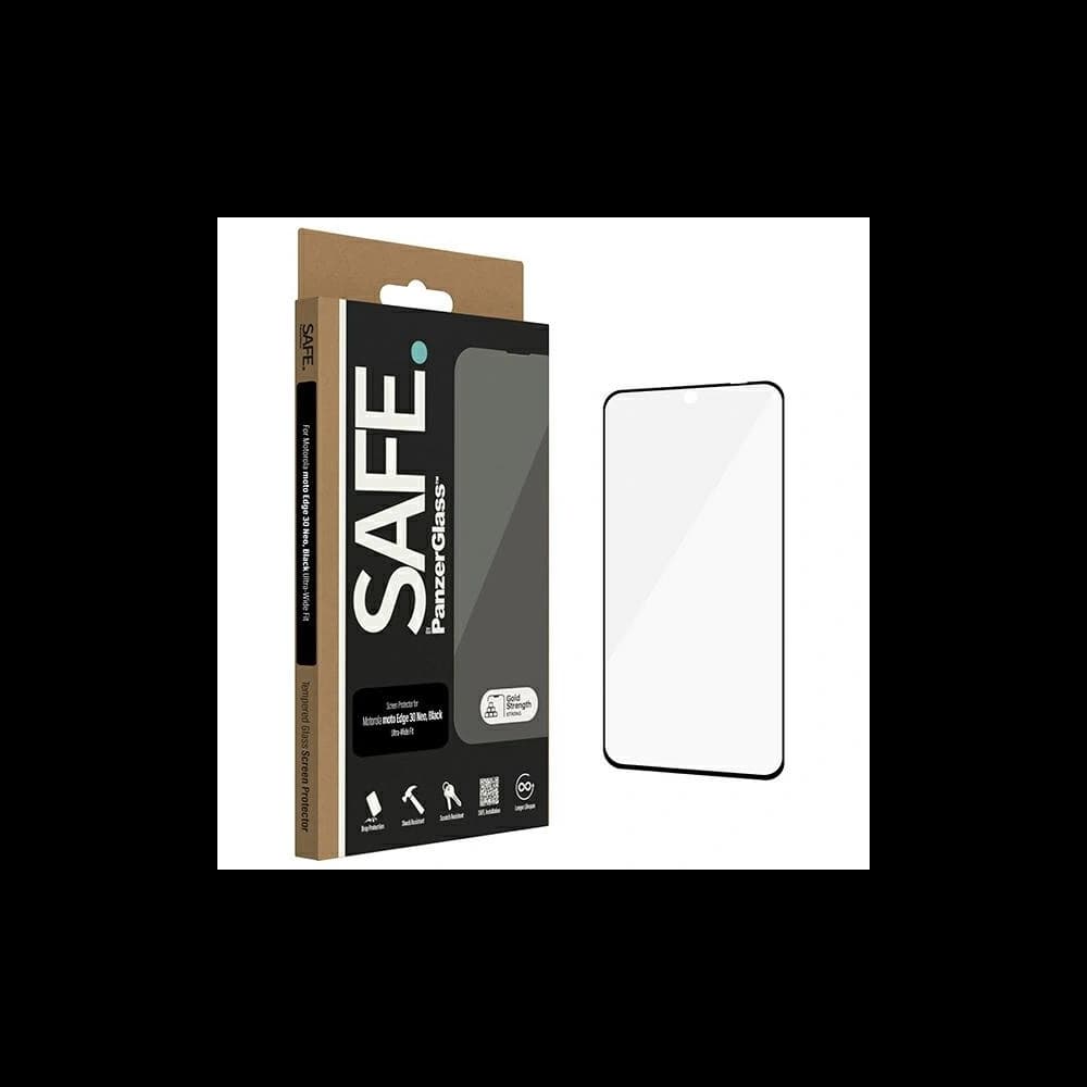 Edzett üveg SAFE by PanzerGlass Motorola Moto Edge 30 Neo Képernyővédelem Ultra-Széles Illeszkedés
