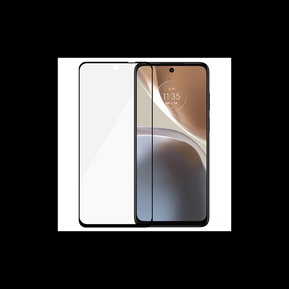 A SAFE edzett üveg a PanzerGlass Motorola Moto G32 képernyővédő Ultra-széles illeszkedéssel - 2