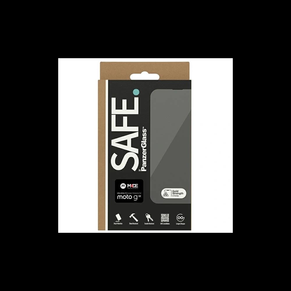 A SAFE edzett üveg a PanzerGlass Motorola Moto G32 képernyővédő Ultra-széles illeszkedéssel - 5