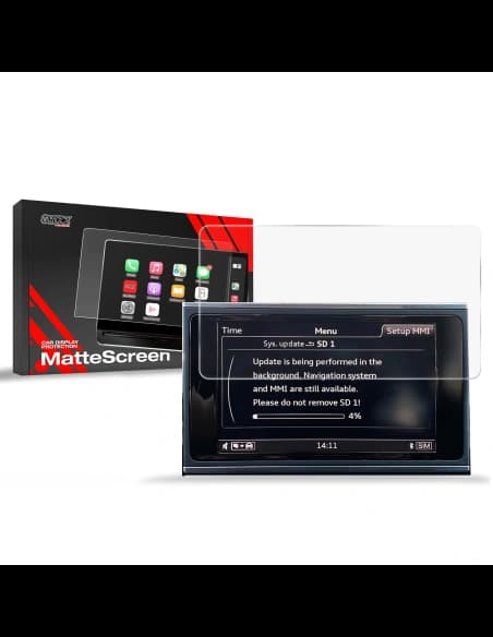 Matte GrizzGlass CarDisplay Protection Audi A6 C7 MMI 8" 2012-2018