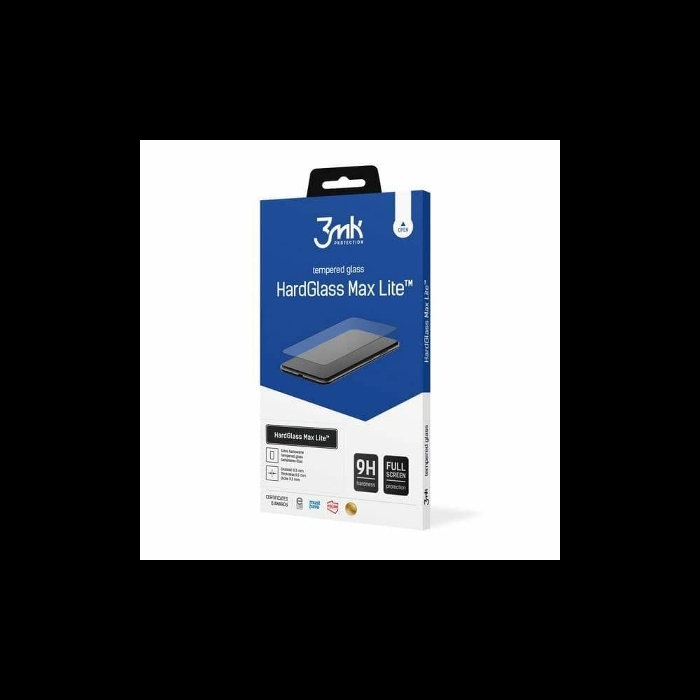 3MK Sticlă temperată HardGlass Max Lite Motorola Moto G14 negru/negru
