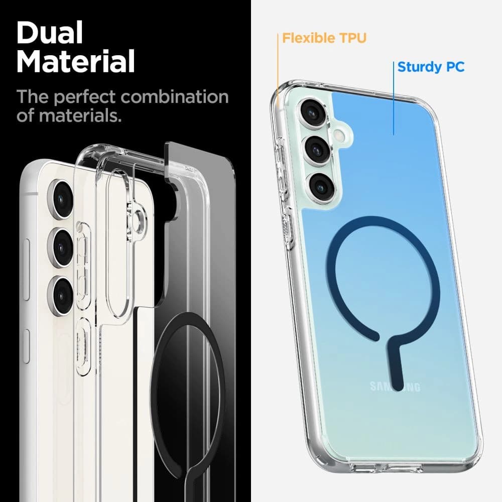 Case Spigen Ultra Hybrid OneTap Ring MagSafe Samsung Galaxy S23 FE Schwarz - 13