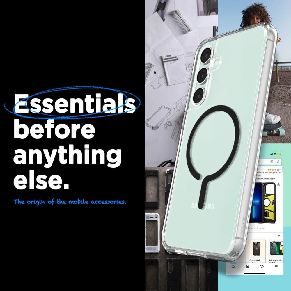 Case Spigen Ultra Hybrid OneTap Ring MagSafe Samsung Galaxy S23 FE Schwarz - 15