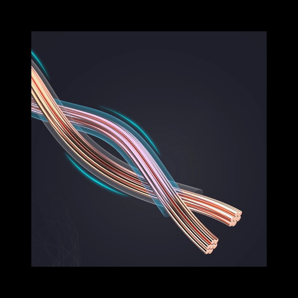 Ploché síťové kabel UGREEN Ethernet RJ45 Cat.7 STP LAN 10Gbps 3m černý - 17