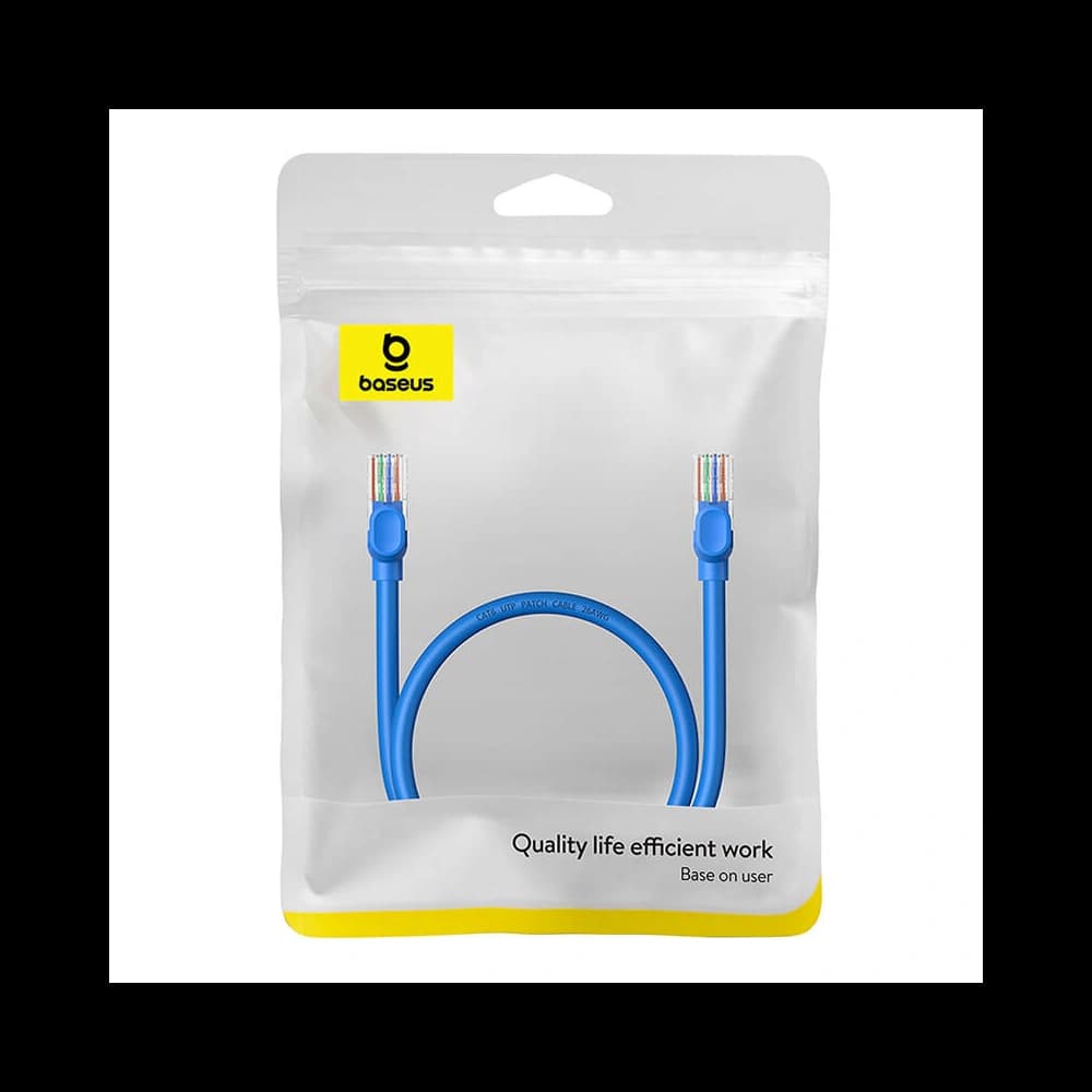 Kabel síťový Baseus Ethernet RJ45 Cat.6 1000Mbps 0,5m (modrý) - 9