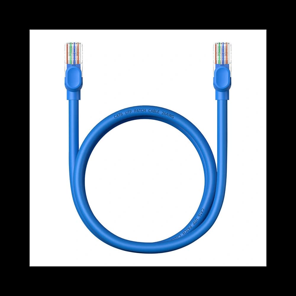 Baseus Ethernet RJ45 Cat.6 1000Mbps network cable 1m (blue) - 8