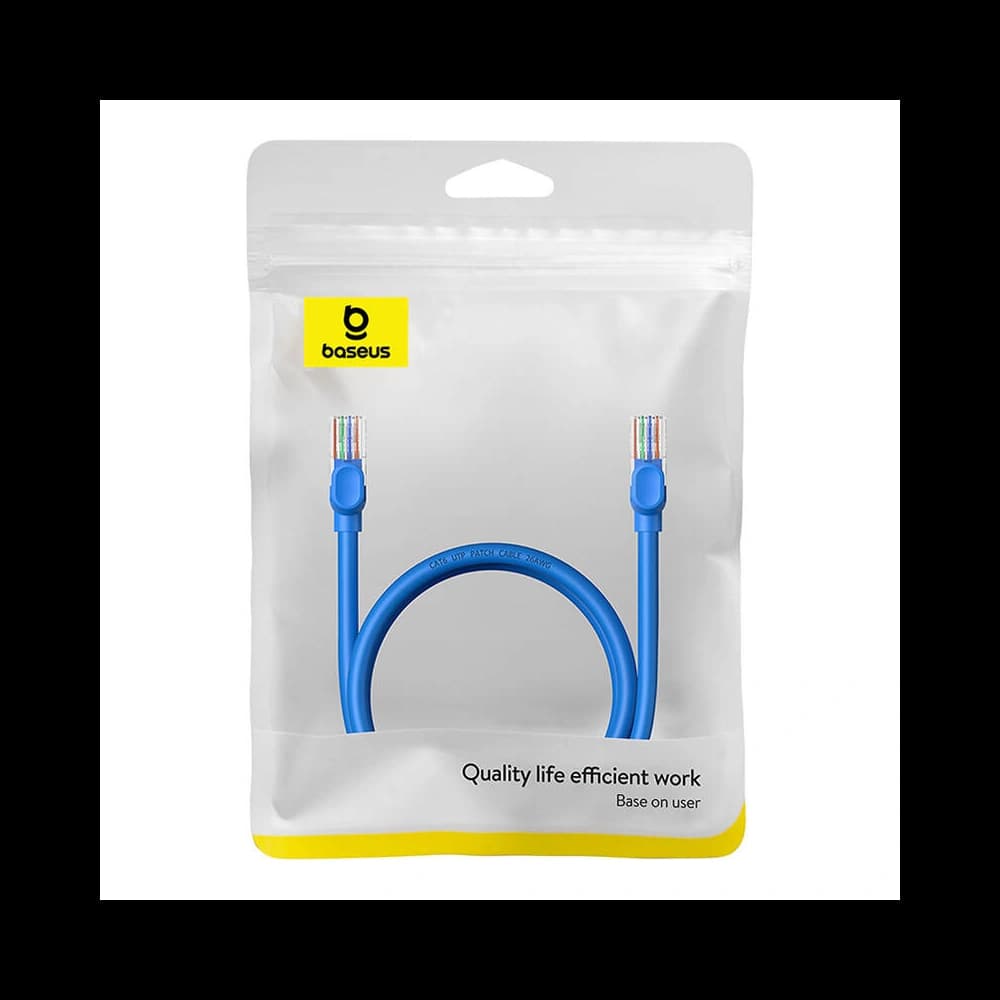 Baseus Ethernet RJ45 Cat.6 1000Mbps network cable 1m (blue) - 9