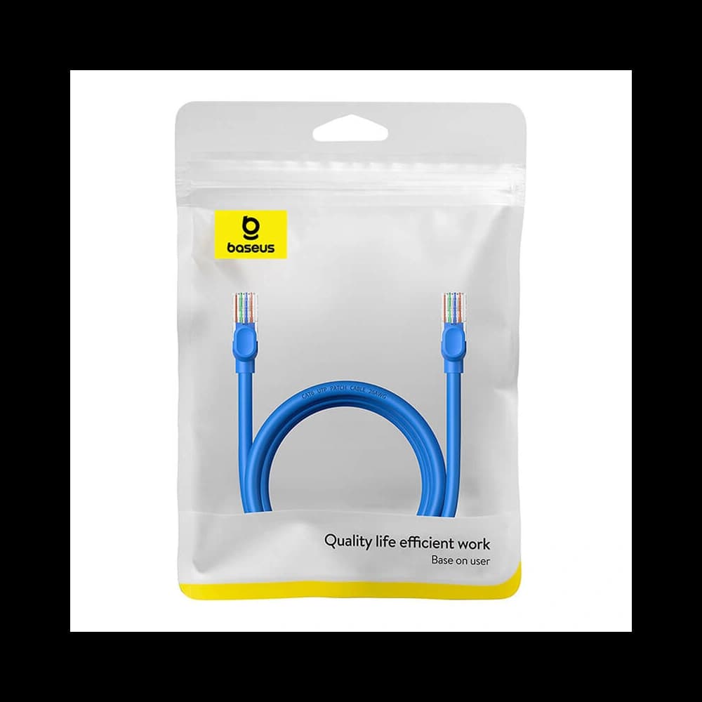 Kabel síťový Baseus Ethernet RJ45 Cat.6 1000Mbps 2m (modrý) - 9