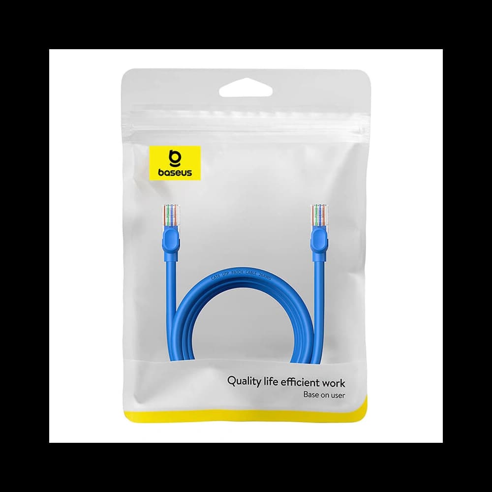 Kabel síťový Baseus Ethernet RJ45 Cat.6 1000Mbps 3m (modrý) - 9