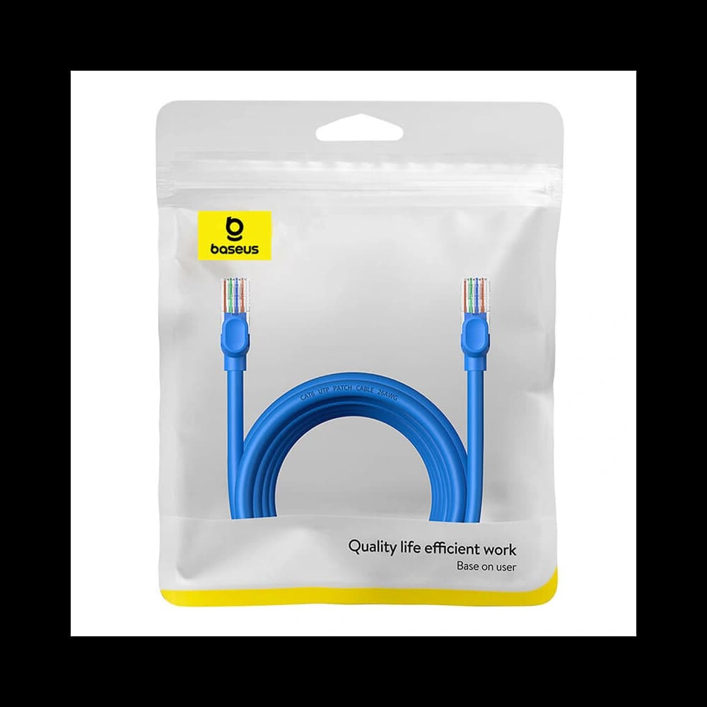Kabel síťový Baseus Ethernet RJ45 Cat.6 1000Mbps 5m (modrý) - 9