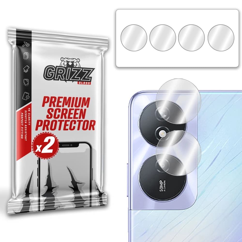Glas für die Kamera GrizzGlass HybridGlass für Honor Play 50 Plus - 1