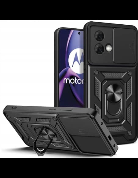 Case Tech-Protect CamShield Pro Motorola Moto G84 5G Schwarz