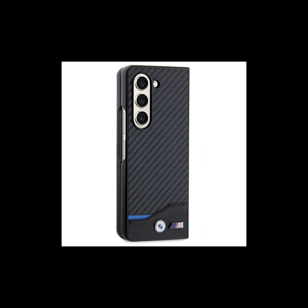 Etui BMW BMHCZFD522NBCK Samsung Galaxy Z Fold5 Leather Carbon fekete/black - 5