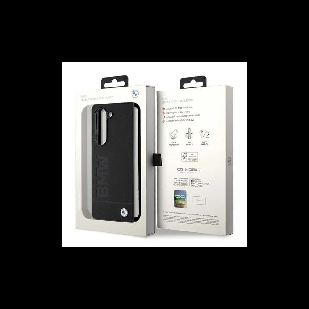 Etui BMW BMHCZFD5SLLBK Samsung Galaxy Z Fold5 hardcase Signature Logo Imprint černý/black - 7