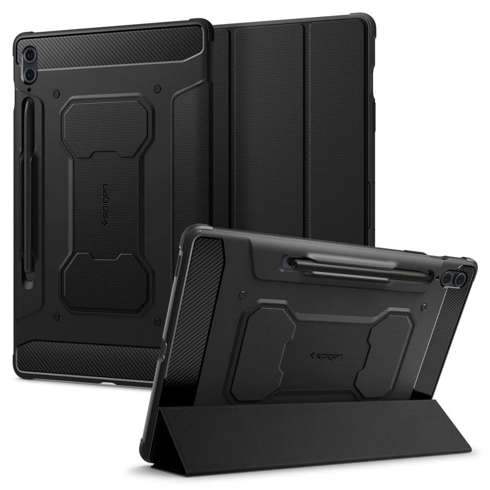 Etui Spigen Rugged Armor Pro Samsung Galaxy Tab S9 FE+ Plus Fekete - 1
