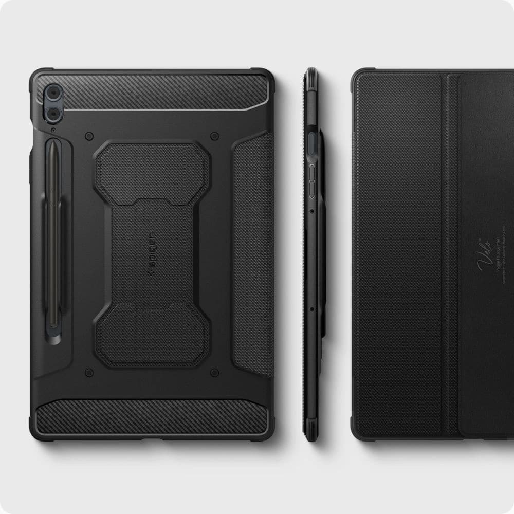 Etui Spigen Rugged Armor Pro Samsung Galaxy Tab S9 FE+ Plus Fekete - 12
