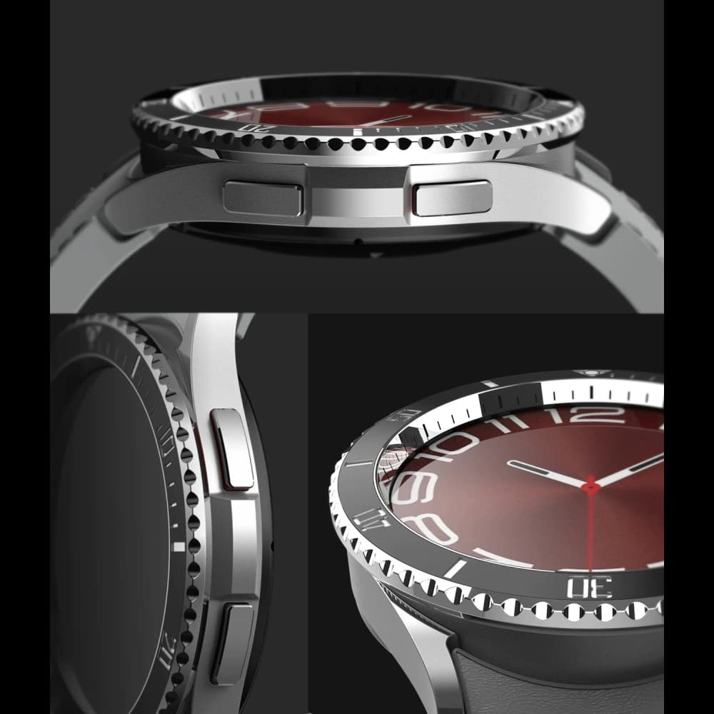 Nakládka Ringke Bezel Styling 47-80 Samsung Galaxy Watch 6 Classic 47mm Nerezová stříbrná - 2