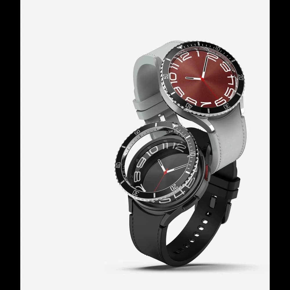 Nakládka Ringke Bezel Styling 47-80 Samsung Galaxy Watch 6 Classic 47mm Nerezová stříbrná - 3