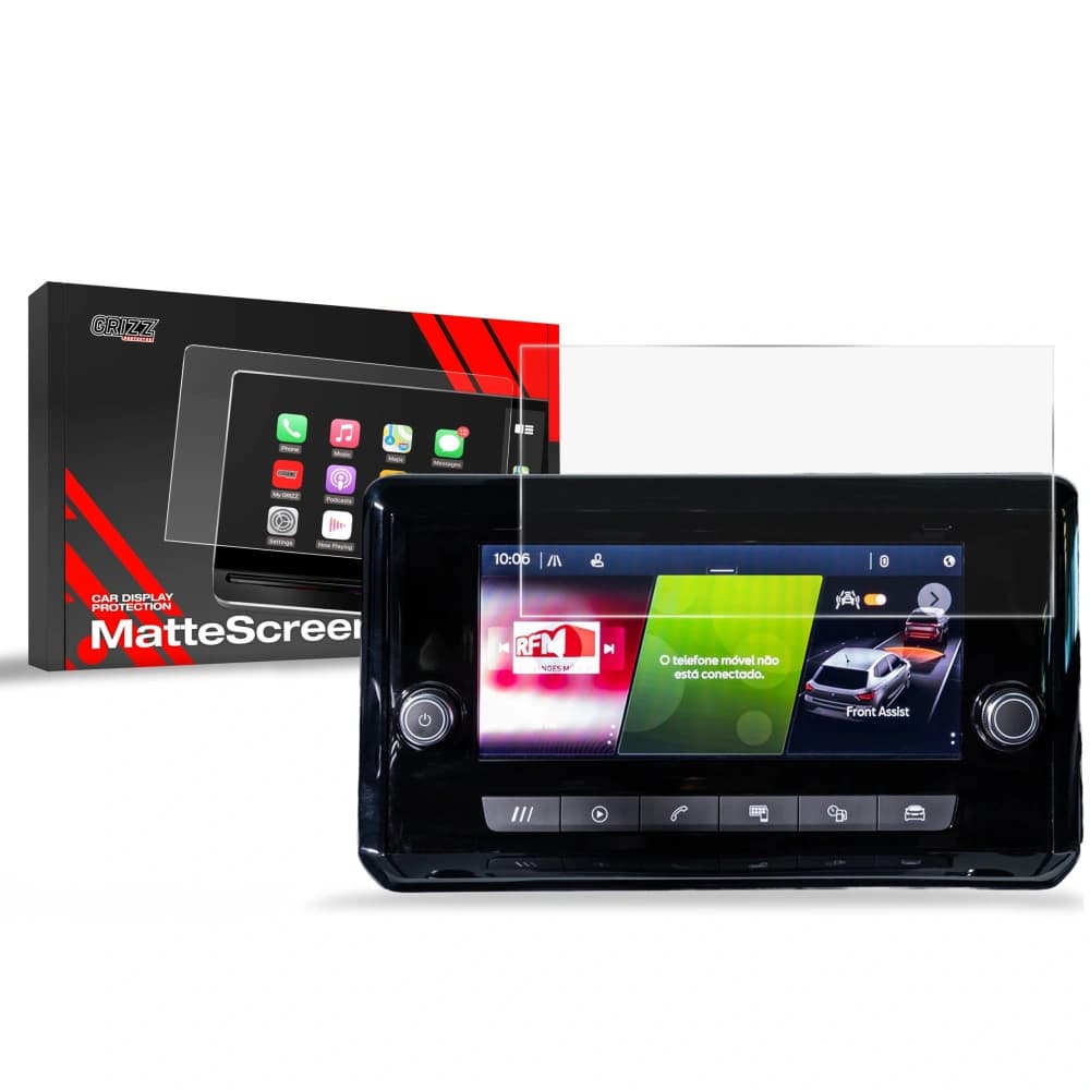 Matte GrizzGlass CarDisplay Protection Seat Ateca 8,25" 2020-2024