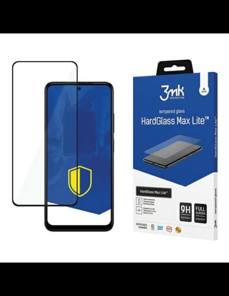 Pancéřové sklo 3MK HardGlass Max Lite Xiaomi Redmi Note 12s černý/black