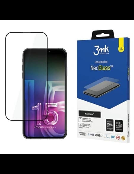 3MK NeoGlass Apple iPhone 15 Pro Max black