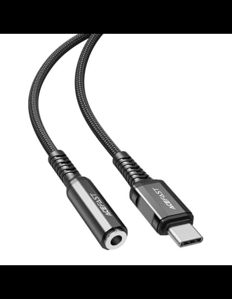 Adaptér Acefast C1-07 USB-C / mini jack 3,5mm 18cm (černý)