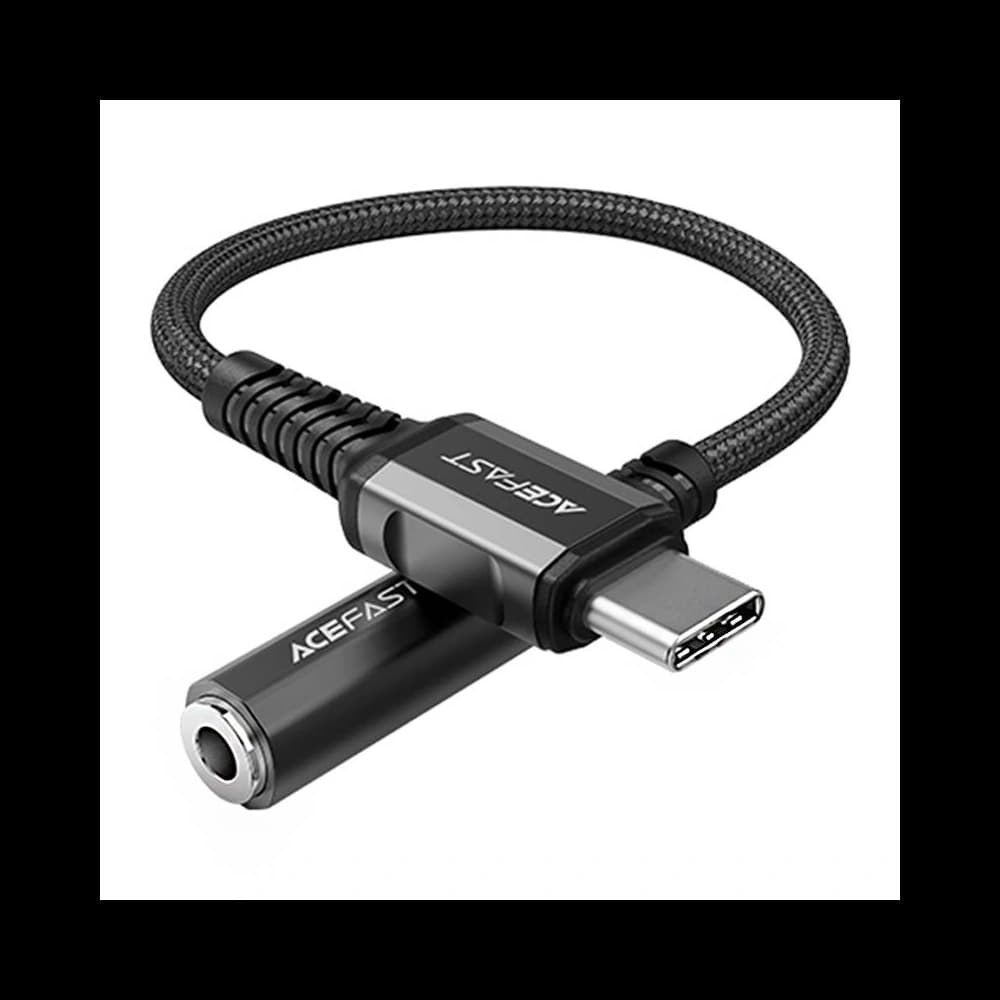 Acefast C1-07 Adaptor USB-C / mini jack 3,5 mm 18 cm (negru) - 2