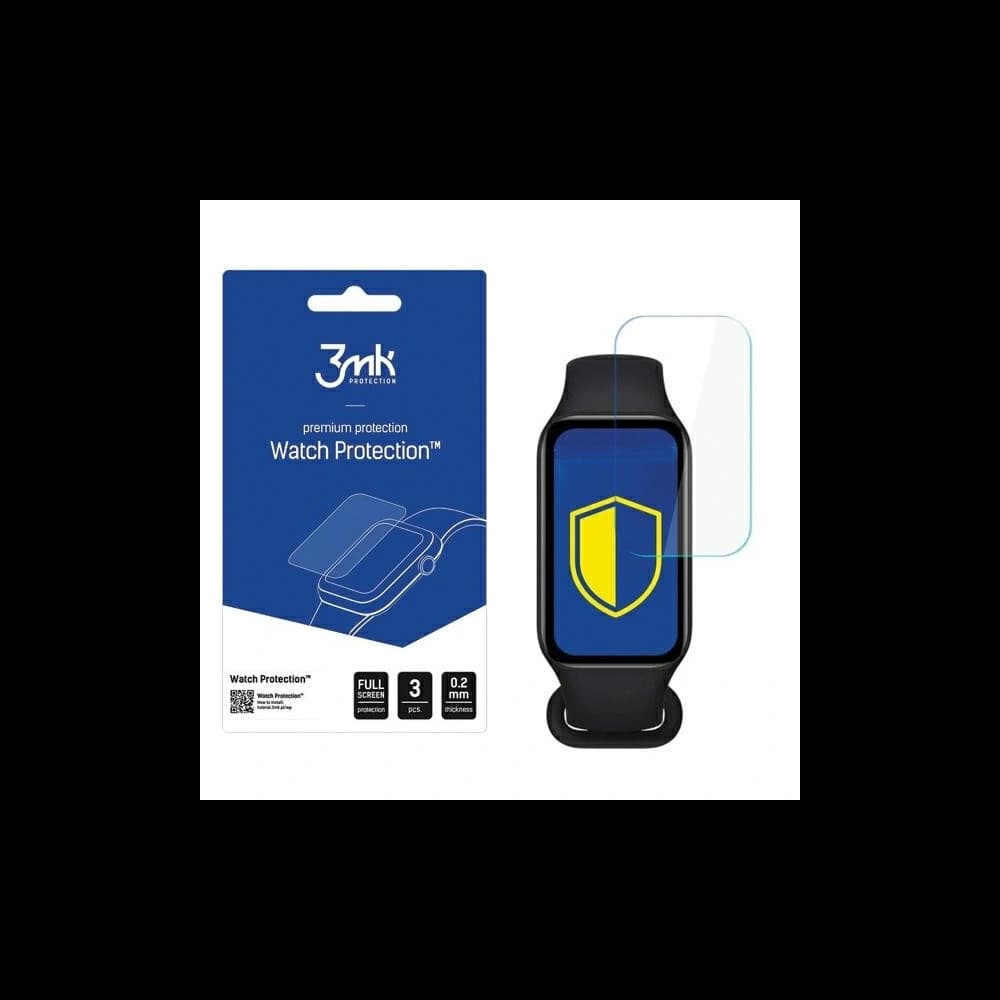 3MK Xiaomi Folie protectoare ARC Watch Protecție Mi Band 8 Active