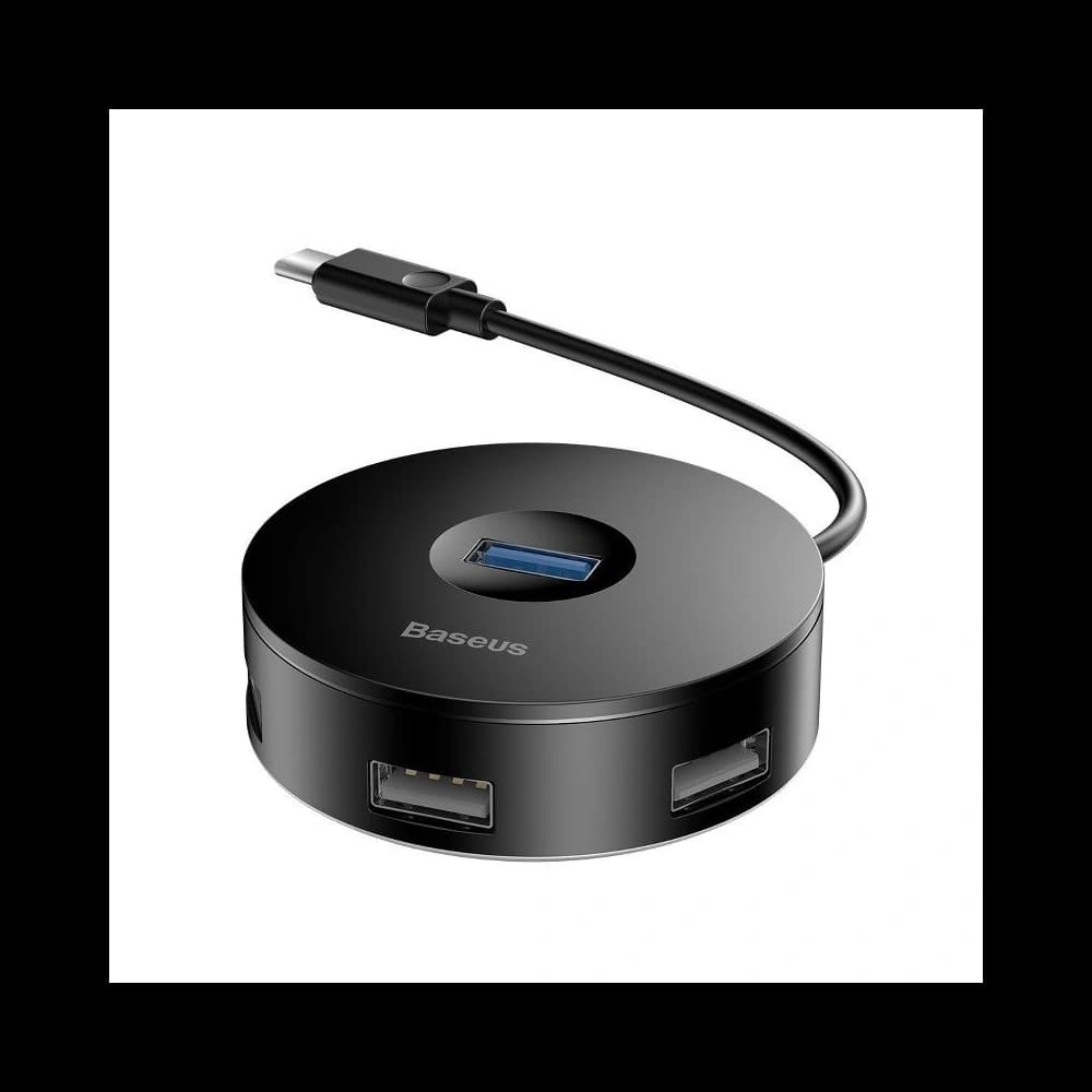 Hub 4in1 USB-C to USB 3.0 + 3x USB 2.0 Baseus 15cm Black