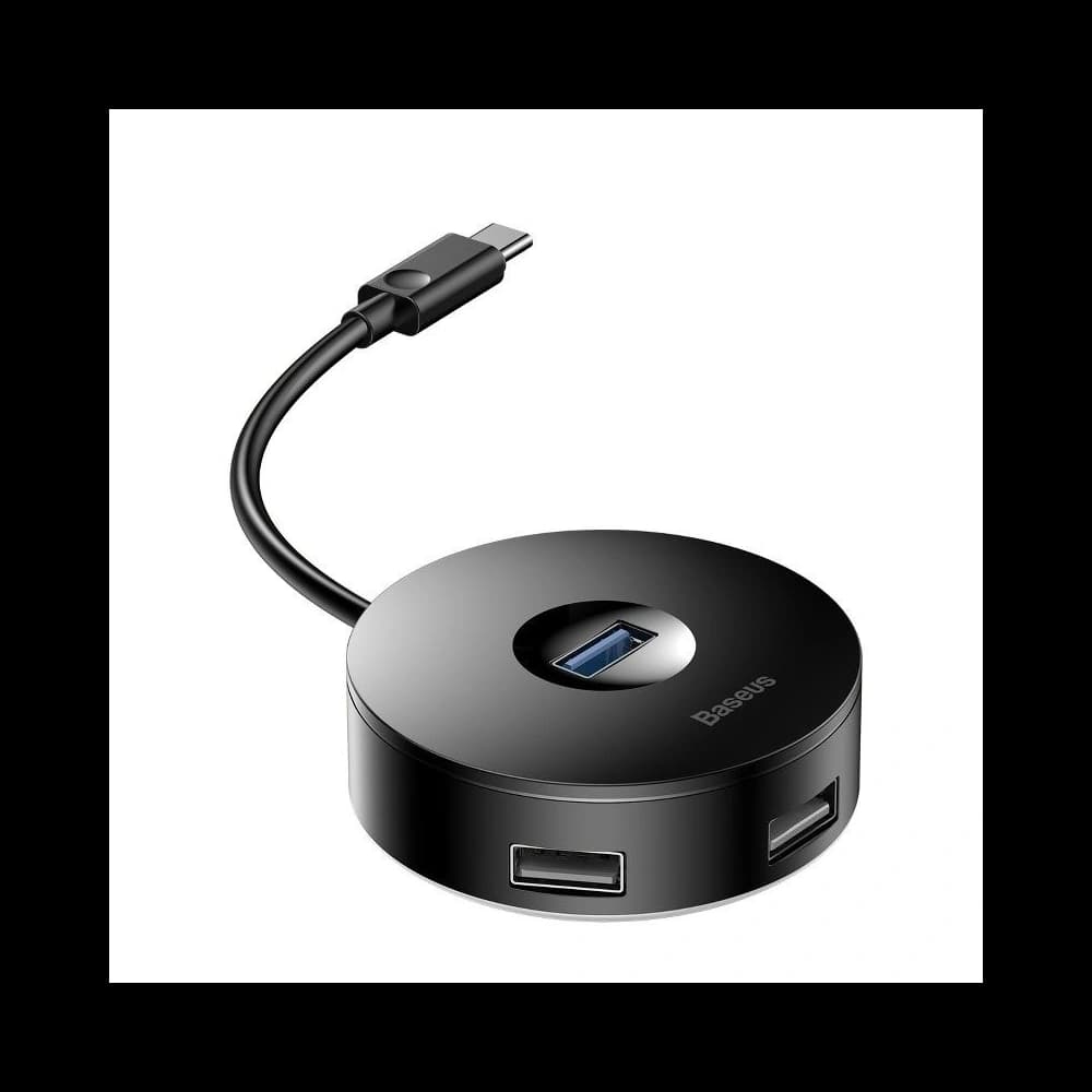 Hub 4in1 USB-C to USB 3.0 + 3x USB 2.0 Baseus 15cm Black - 5