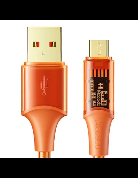 Kábel Mcdodo CA-2102 USB-A / microUSB, 3A, 1.8m (narancssárga)