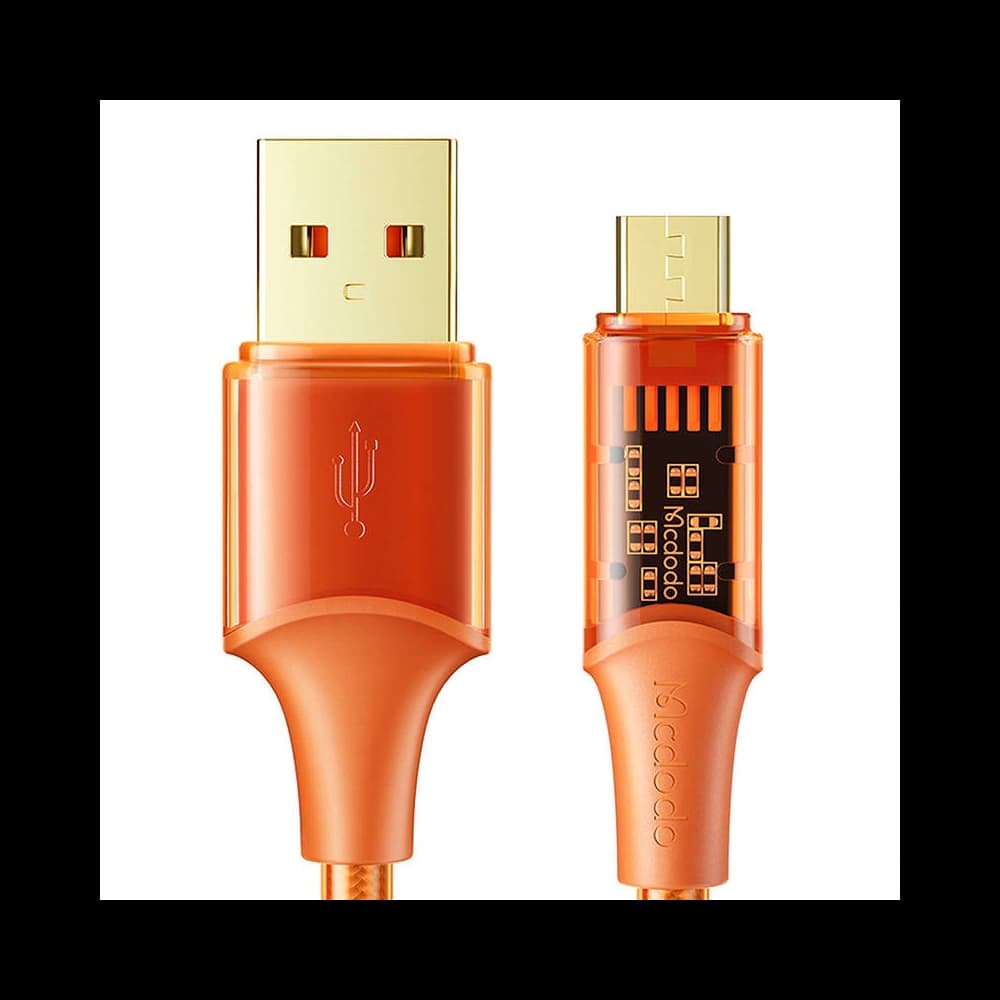 Kabel Mcdodo CA-2102 USB-A / microUSB, 3A, 1.8m (orange) - 1