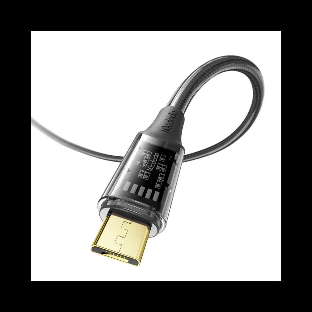 Kábel Mcdodo CA-2100 USB-A / microUSB, QC4, 3A, 1.2m (fekete) - 3