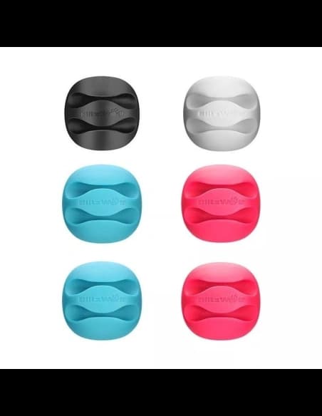 Mini organizer kabla BlitzWolf BW-PM1 (2-slotowy) wielokolorowy (6 sztuk)