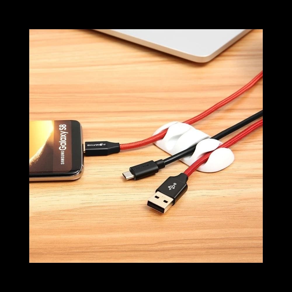 Mini organizer kabla BlitzWolf BW-PM2 (4-slotowy) wielokolorowy (4 sztuki) - 4