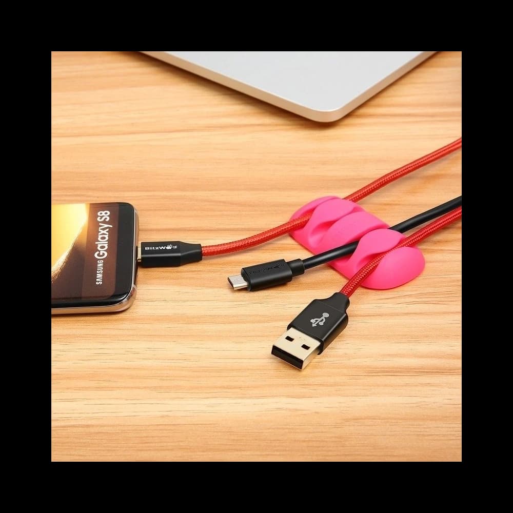 Mini organizer kabla BlitzWolf BW-PM2 (4-slotowy) wielokolorowy (4 sztuki) - 7