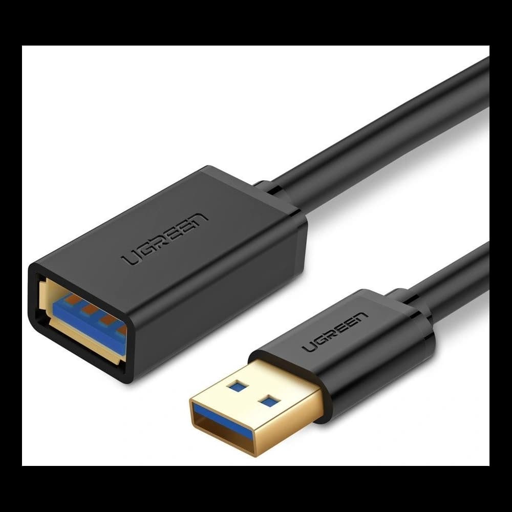 Cablu USB 3.0 prelungitor UGREEN 1,5m negru - 1
