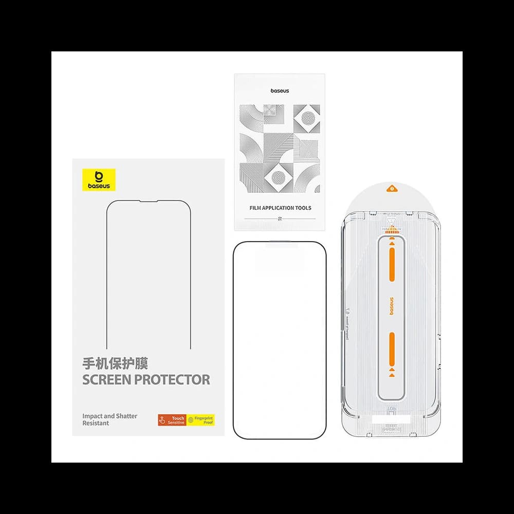 Edzett üveg Baseus Crystalline Anti-Glare Apple iPhone 14 / 13 / 13 Pro - 3