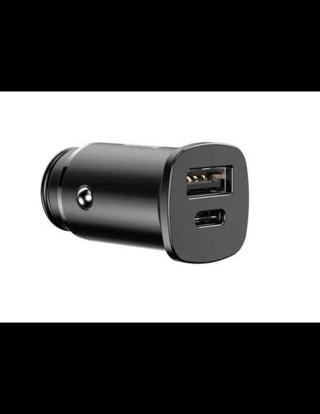 Autós töltő Baseus Square PPS QC4.0 / PD3.0 5A 30W (fekete)