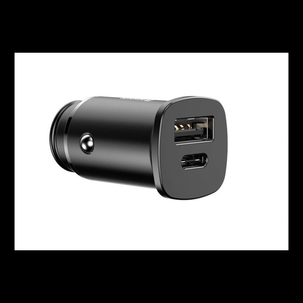 Car Charger Baseus Square PPS QC4.0 / PD3.0 5A 30W Black