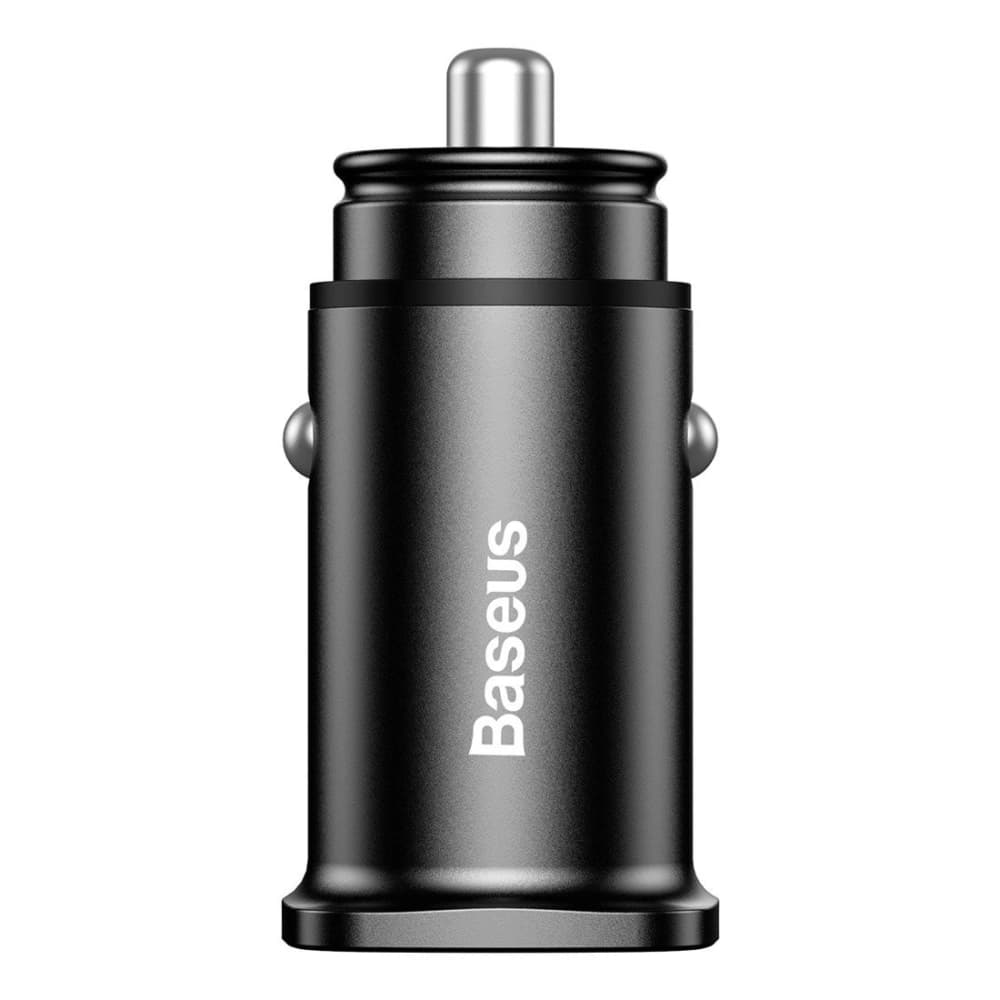 Car Charger Baseus Square 2xUSB QC3.0 5A 30W Black - 3