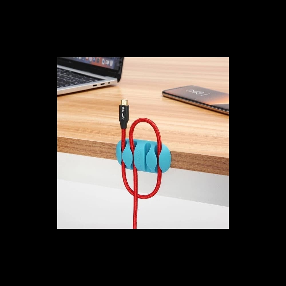 Mini organizer kabla BlitzWolf BW-PM2 (4-slotowy) białe / czarne (4 sztuki) - 5