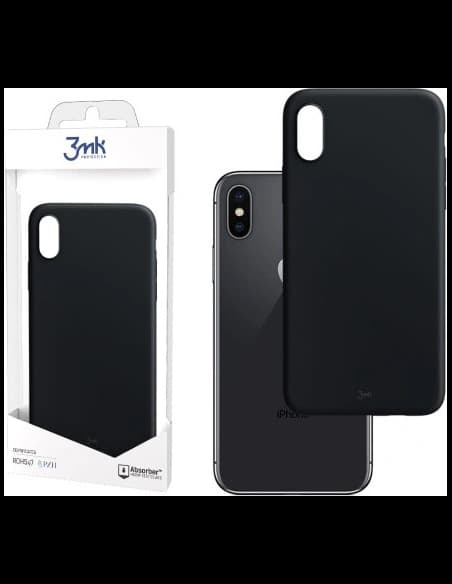 [OUTLET] Tok 3MK Matt Case Apple iPhone XS/X fekete/black