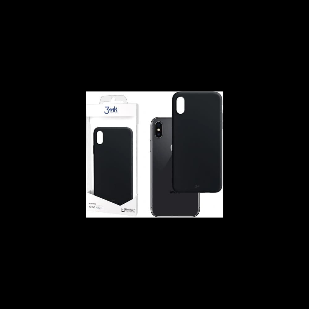 [OUTLET] Tok 3MK Matt Case Apple iPhone XS/X fekete/black - 1