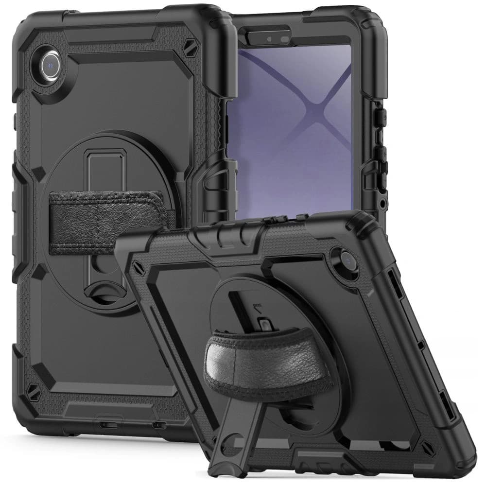 Case Tech-Protect Solid360 Samsung Galaxy Tab A9 8.7 X110 / X115 Schwarz