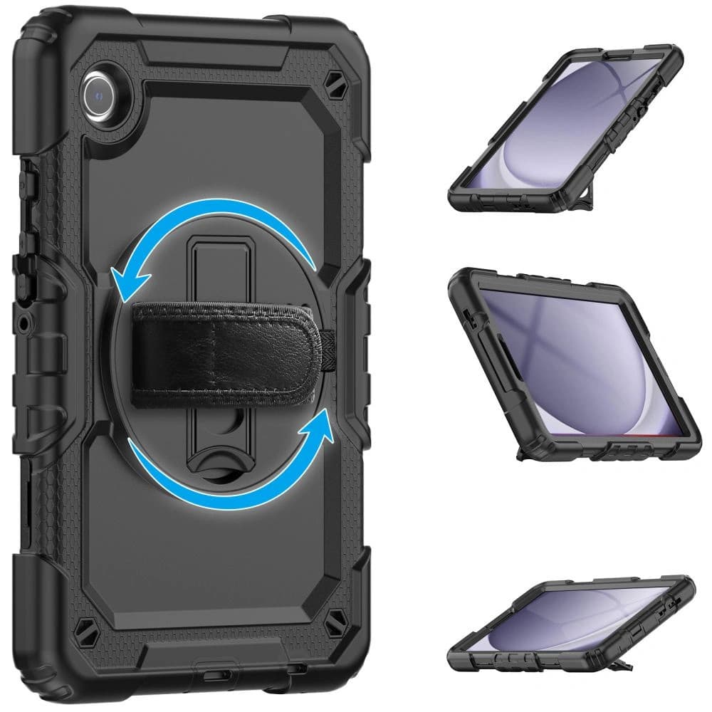 Case Tech-Protect Solid360 Samsung Galaxy Tab A9 8.7 X110 / X115 Schwarz - 2