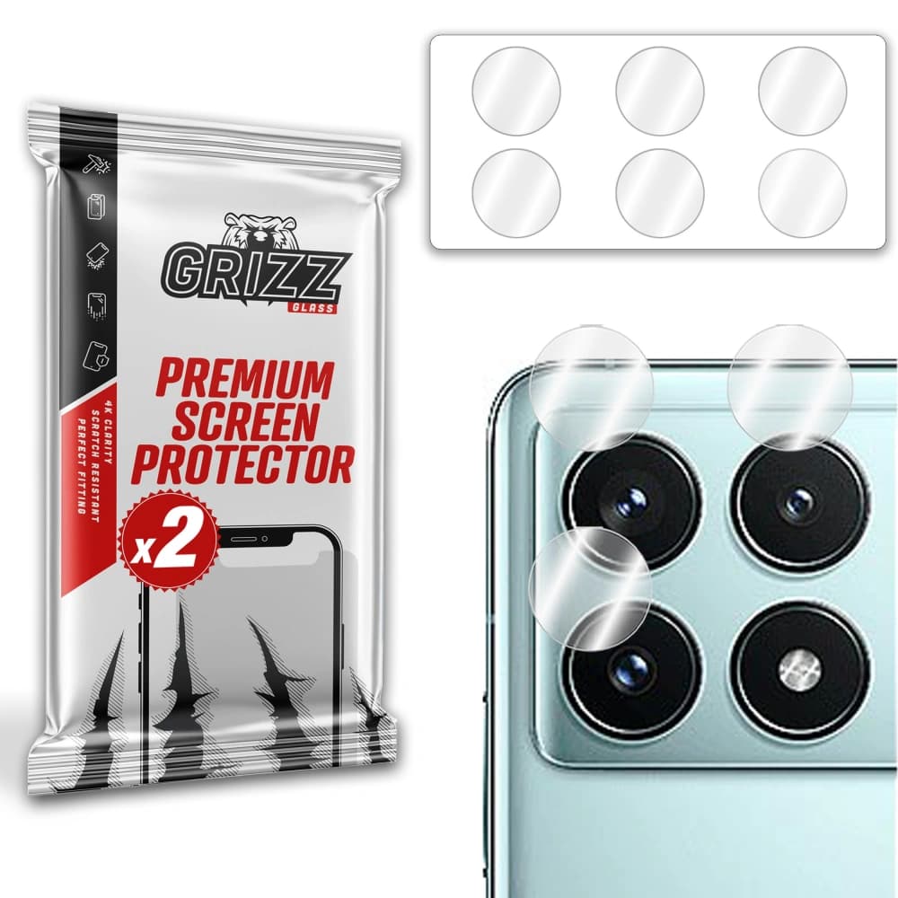 Glas für die Kamera GrizzGlass HybridGlass Kamera für Xiaomi Redmi K70 Pro
