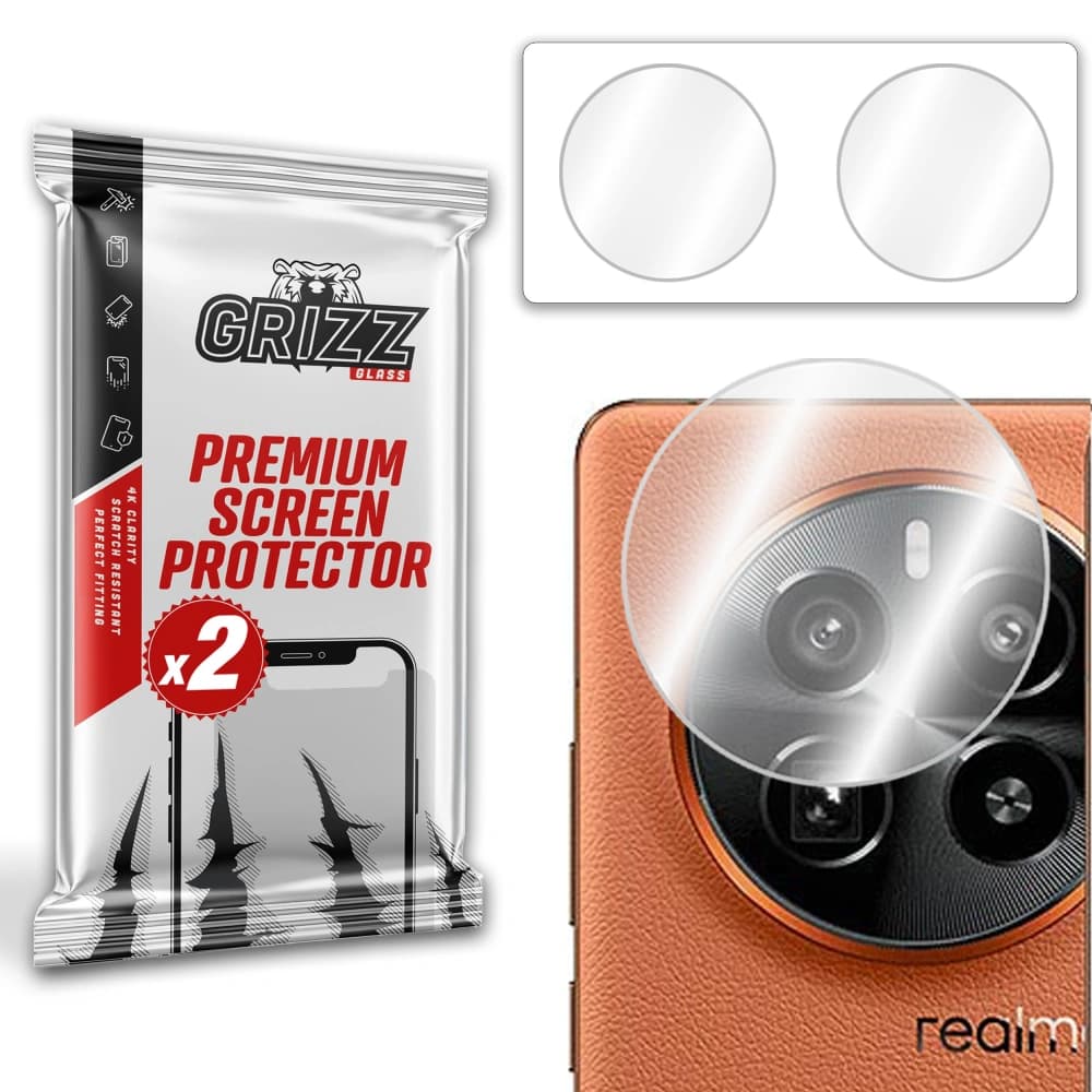 GrizzGlass HybridGlass Geam de cameră pentru Realme GT5 Pro - 1